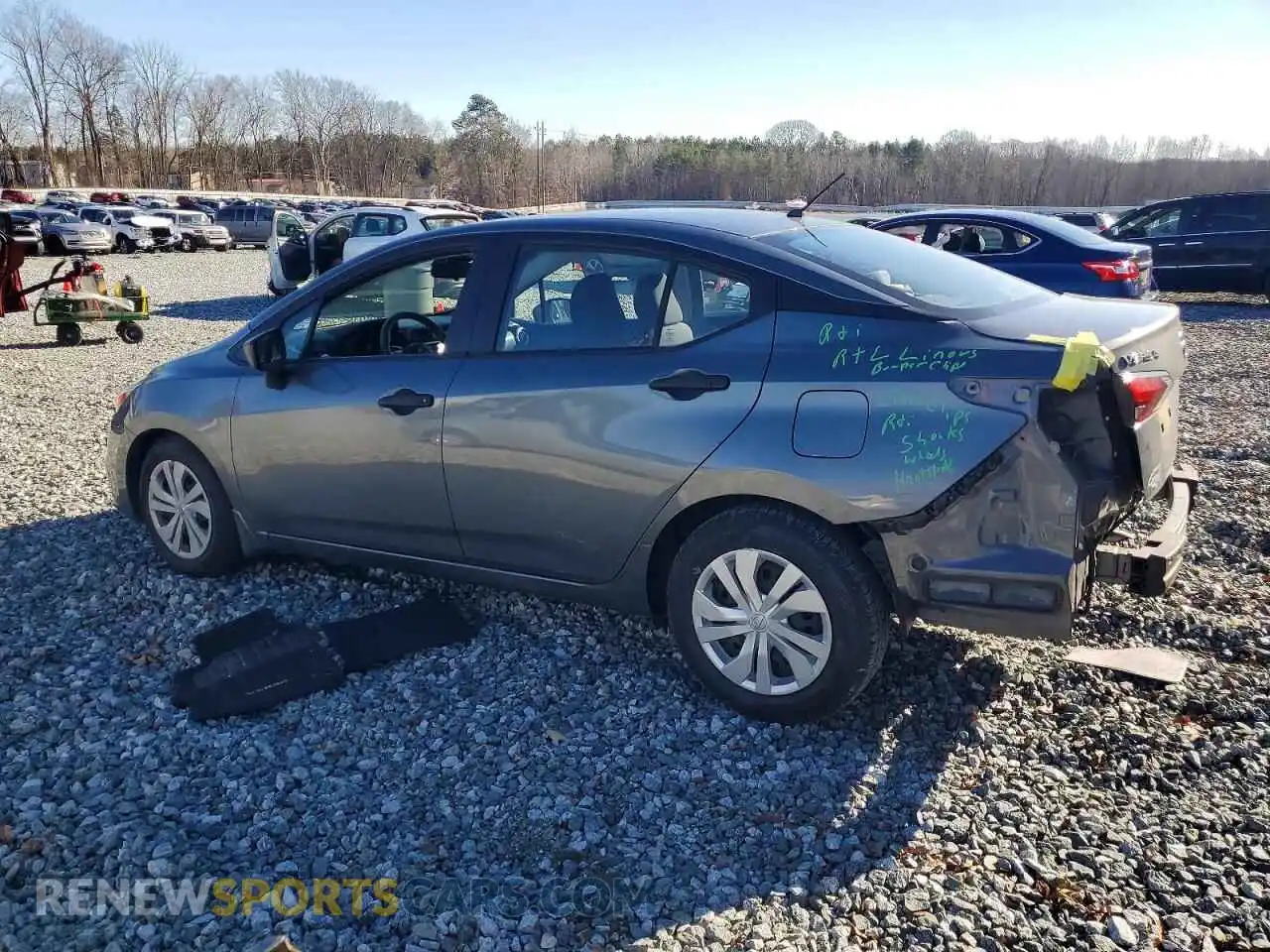 2 Photograph of a damaged car 3N1CN8DV8ML812922 NISSAN VERSA 2021