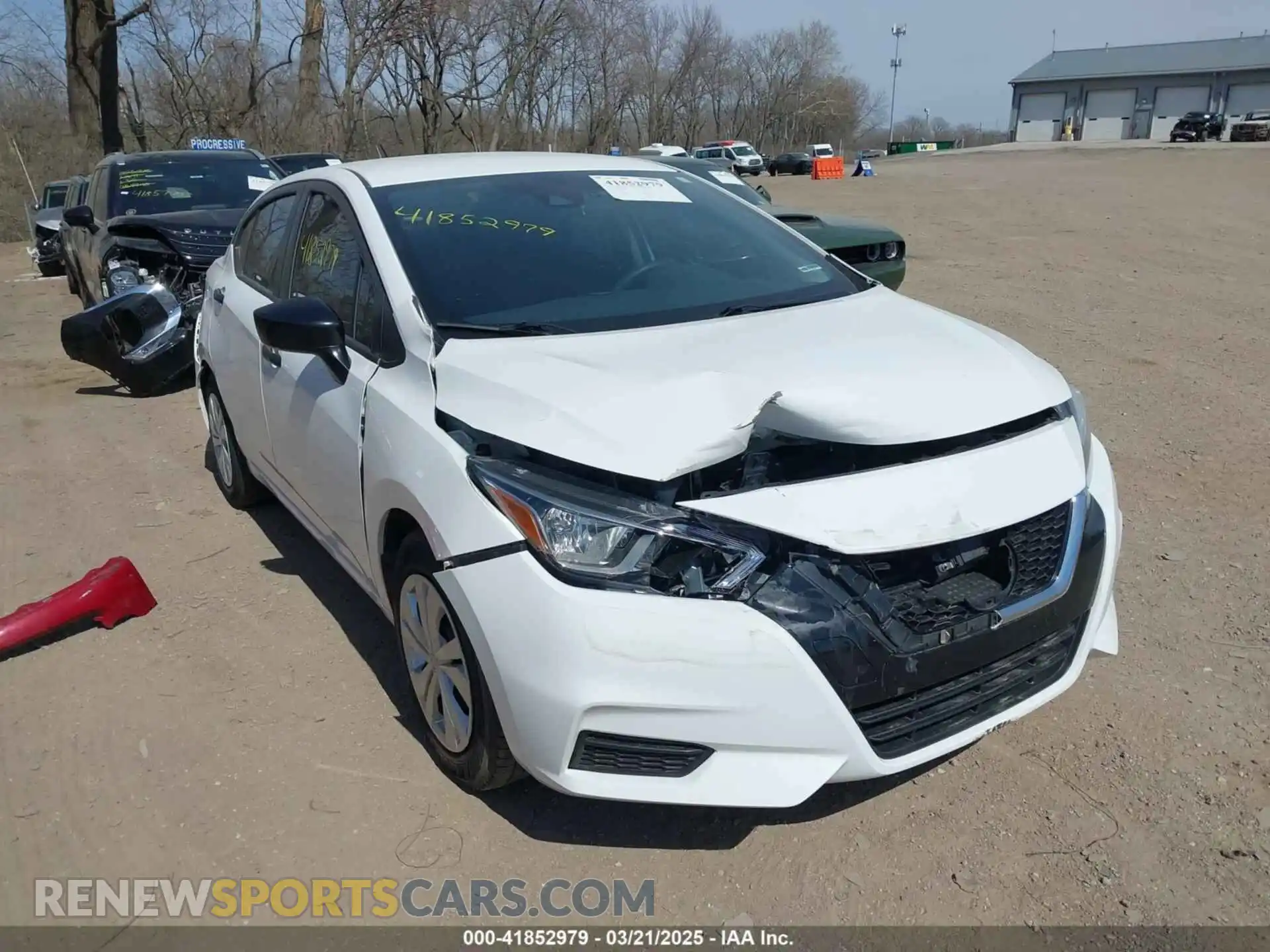 1 Photograph of a damaged car 3N1CN8DV8ML817330 NISSAN VERSA 2021