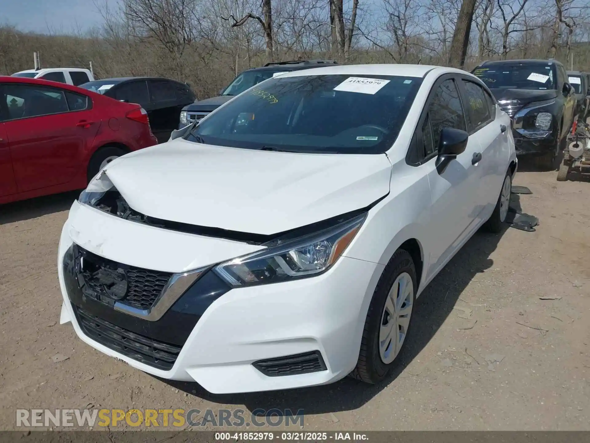 2 Photograph of a damaged car 3N1CN8DV8ML817330 NISSAN VERSA 2021