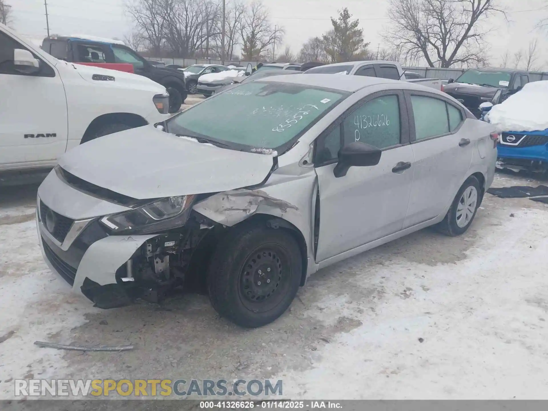 2 Photograph of a damaged car 3N1CN8DV8ML855527 NISSAN VERSA 2021