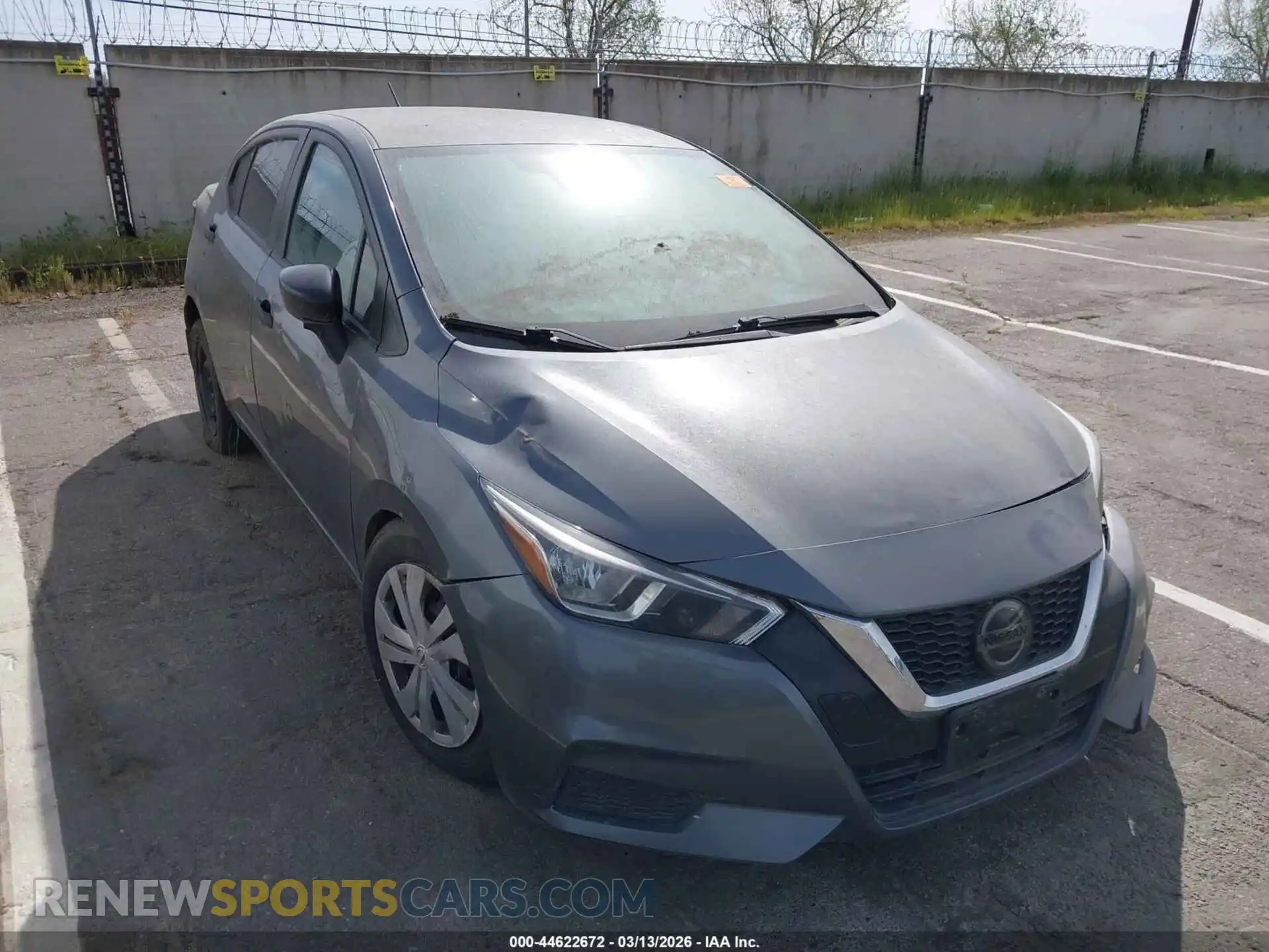 1 Photograph of a damaged car 3N1CN8DV8ML858766 NISSAN VERSA 2021