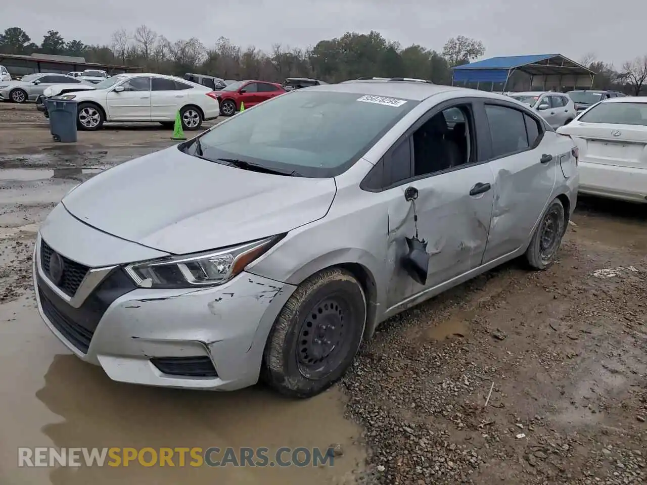 1 Photograph of a damaged car 3N1CN8DV8ML859089 NISSAN VERSA 2021