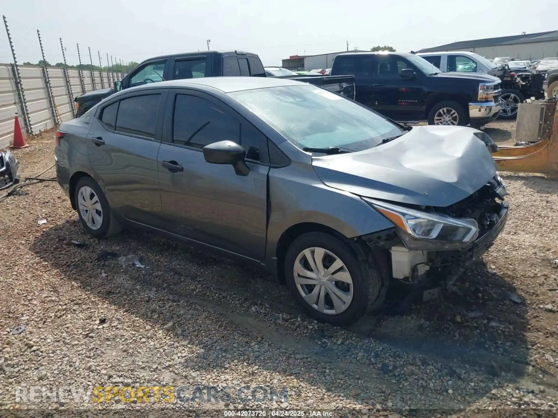 1 Photograph of a damaged car 3N1CN8DV8ML859688 NISSAN VERSA 2021