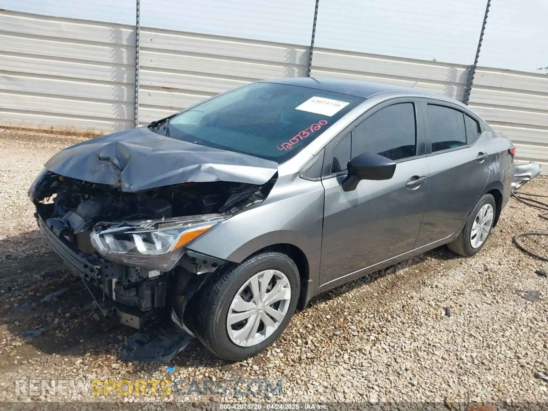 2 Photograph of a damaged car 3N1CN8DV8ML859688 NISSAN VERSA 2021