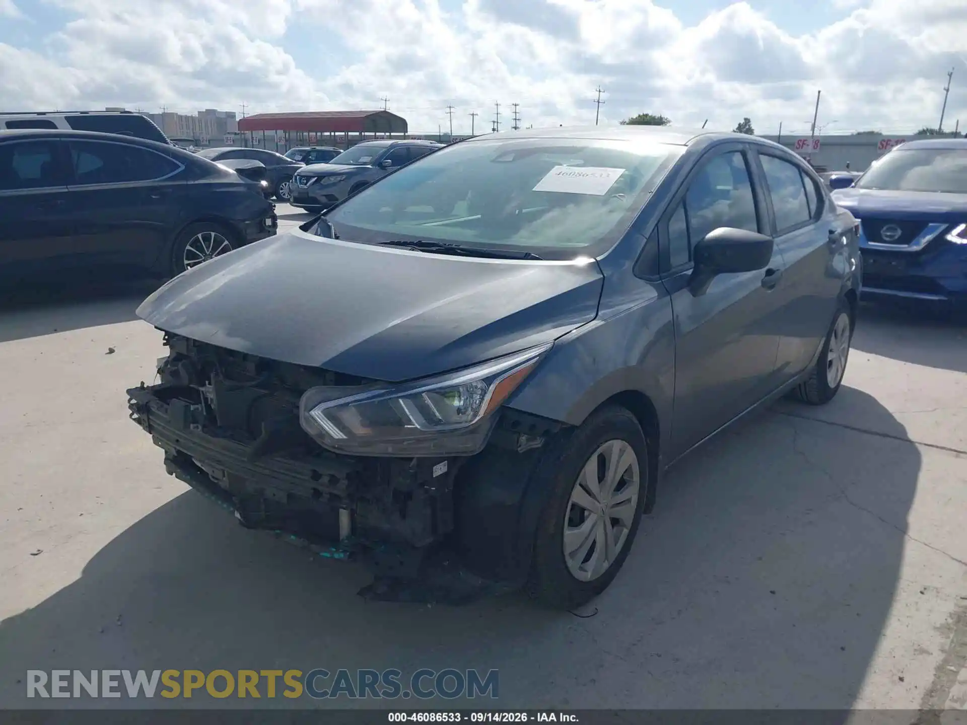 2 Photograph of a damaged car 3N1CN8DV8ML879875 NISSAN VERSA 2021