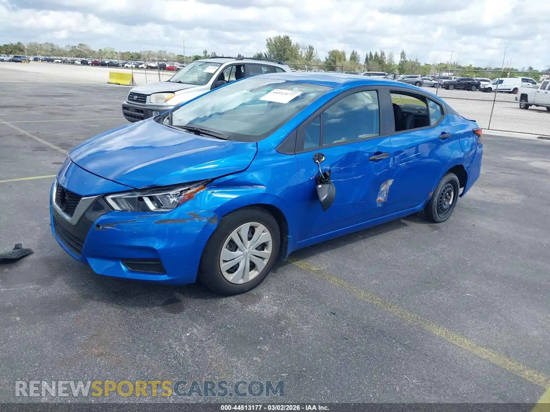 2 Photograph of a damaged car 3N1CN8DV8ML893081 NISSAN VERSA 2021