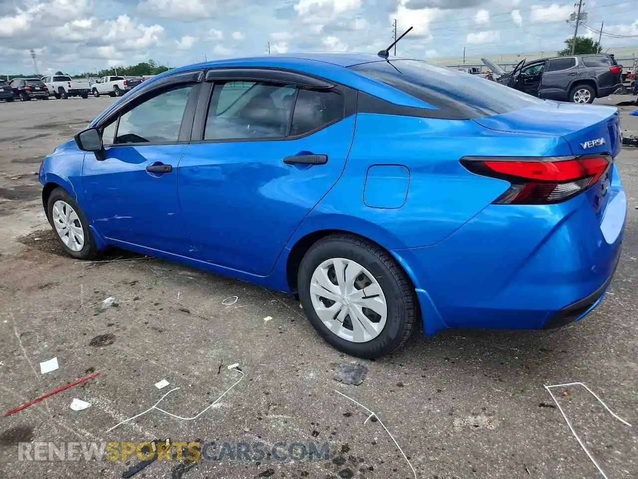 2 Photograph of a damaged car 3N1CN8DV8ML904242 NISSAN VERSA 2021