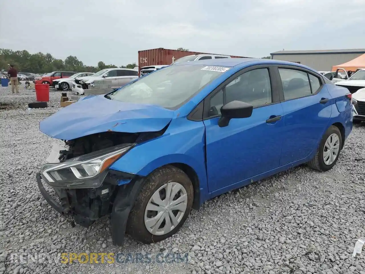 1 Photograph of a damaged car 3N1CN8DV8ML919050 NISSAN VERSA 2021
