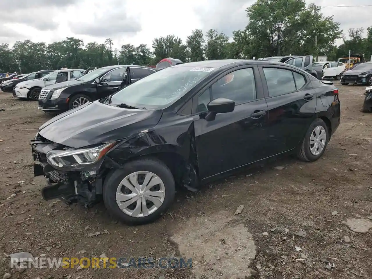 1 Photograph of a damaged car 3N1CN8DV9ML808846 NISSAN VERSA 2021