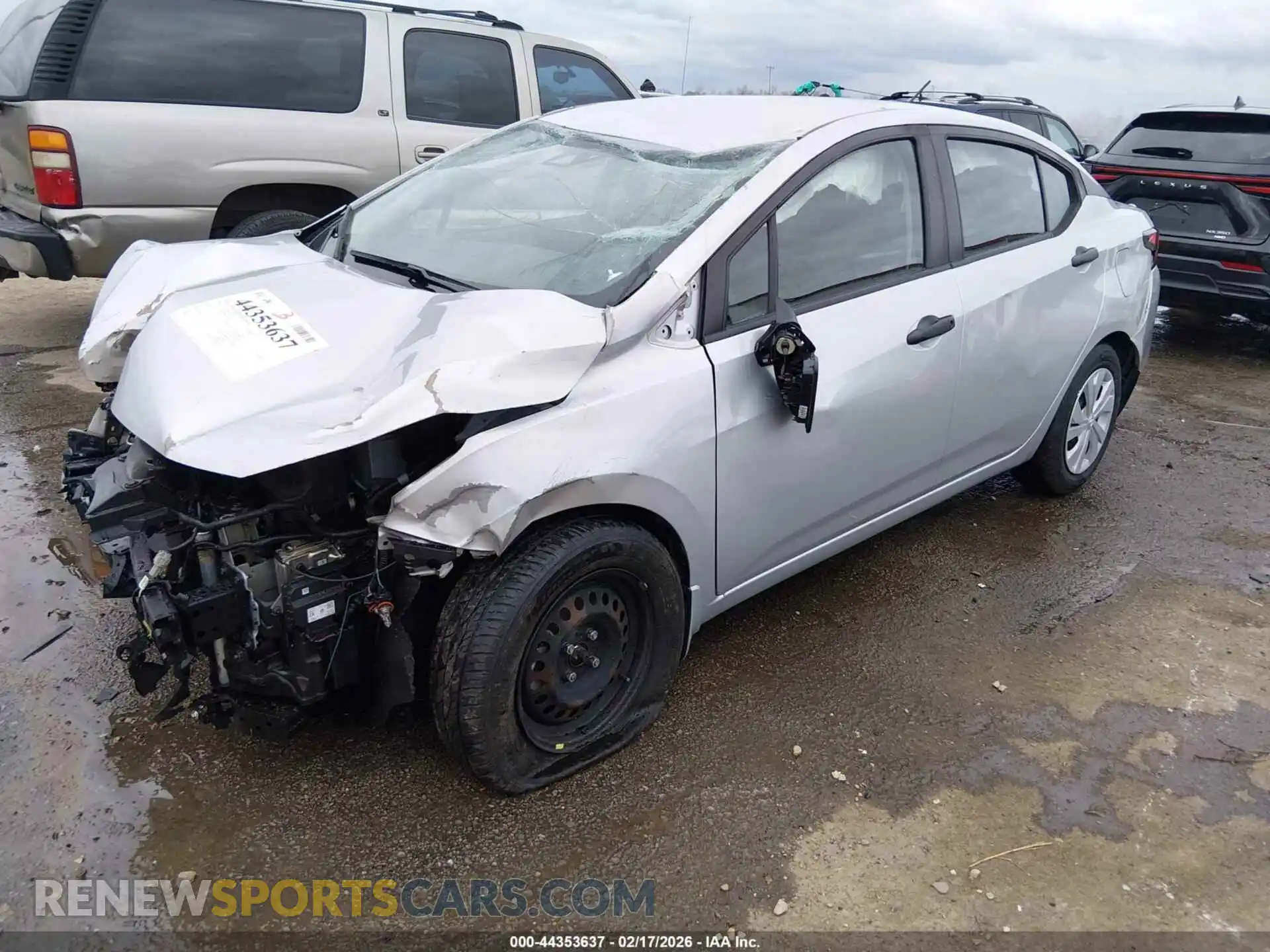 2 Photograph of a damaged car 3N1CN8DV9ML819233 NISSAN VERSA 2021