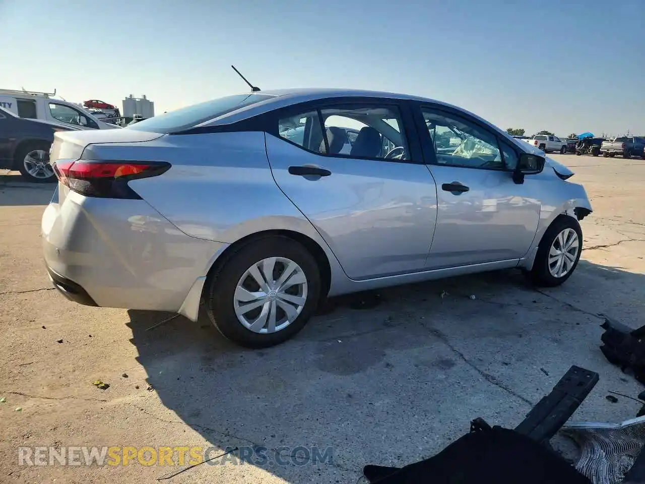 3 fotografías del automóvil dañado 3N1CN8DV9ML907778 NISSAN VERSA 2021