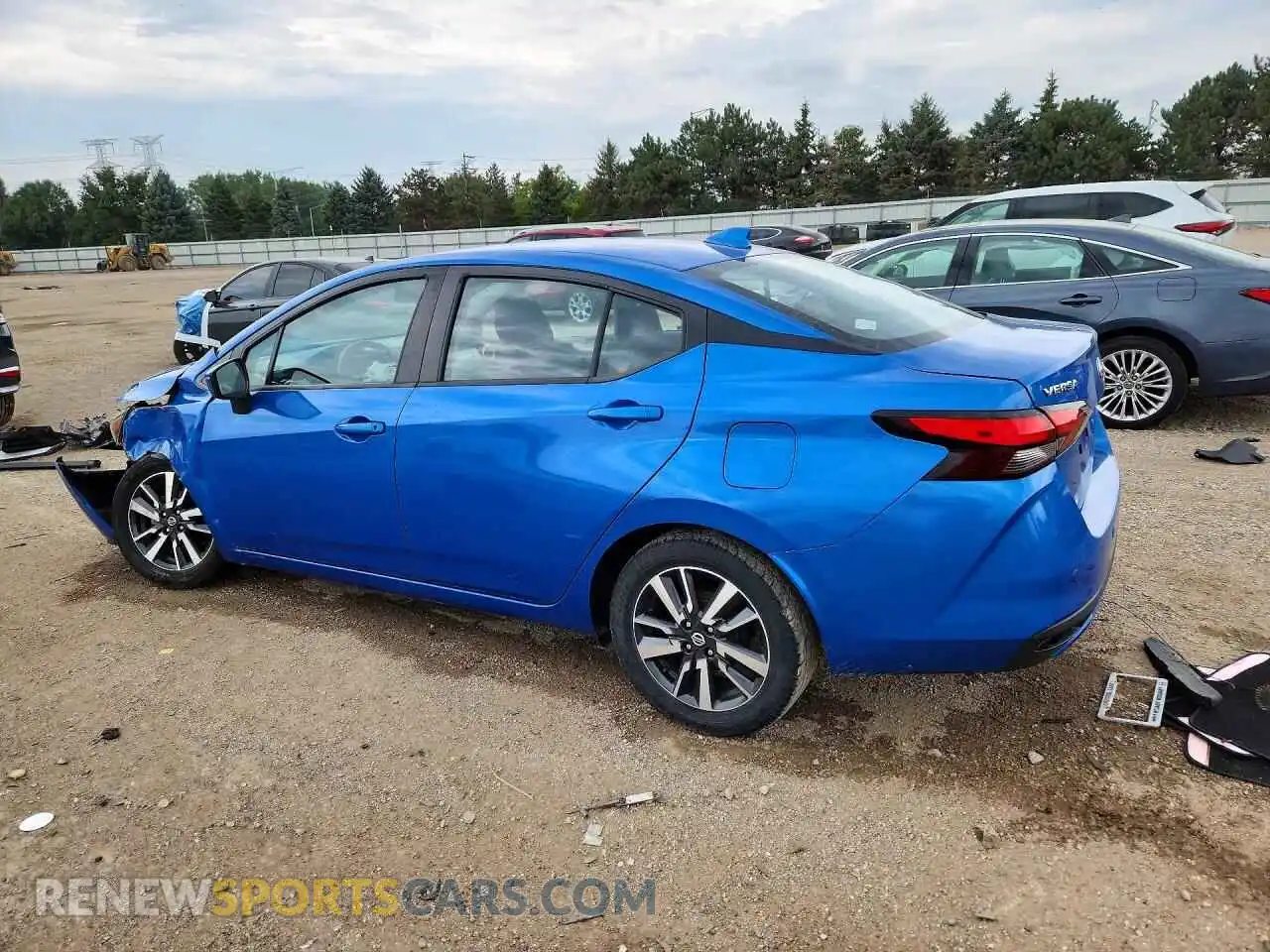 2 Photograph of a damaged car 3N1CN8EV0ML808328 NISSAN VERSA 2021