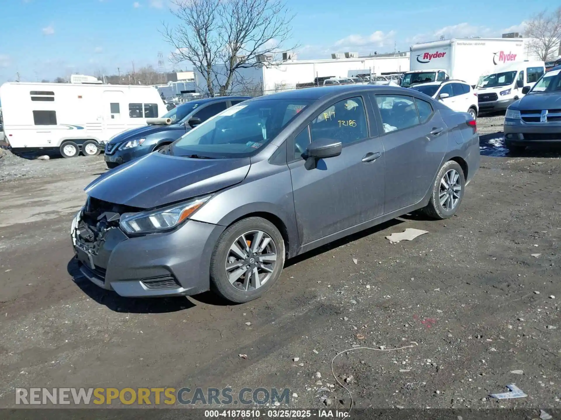 2 Photograph of a damaged car 3N1CN8EV0ML819040 NISSAN VERSA 2021