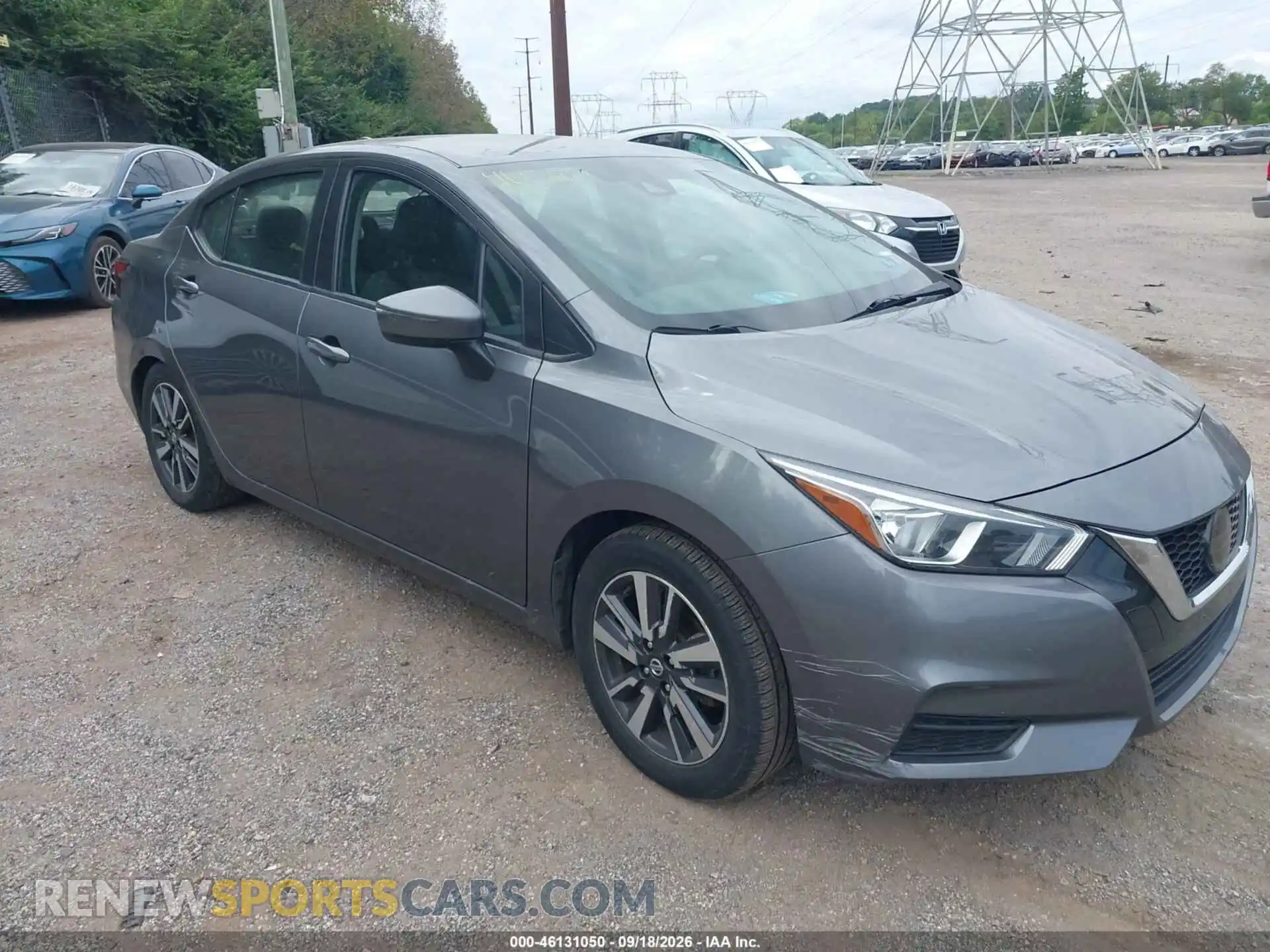 1 Photograph of a damaged car 3N1CN8EV0ML821435 NISSAN VERSA 2021