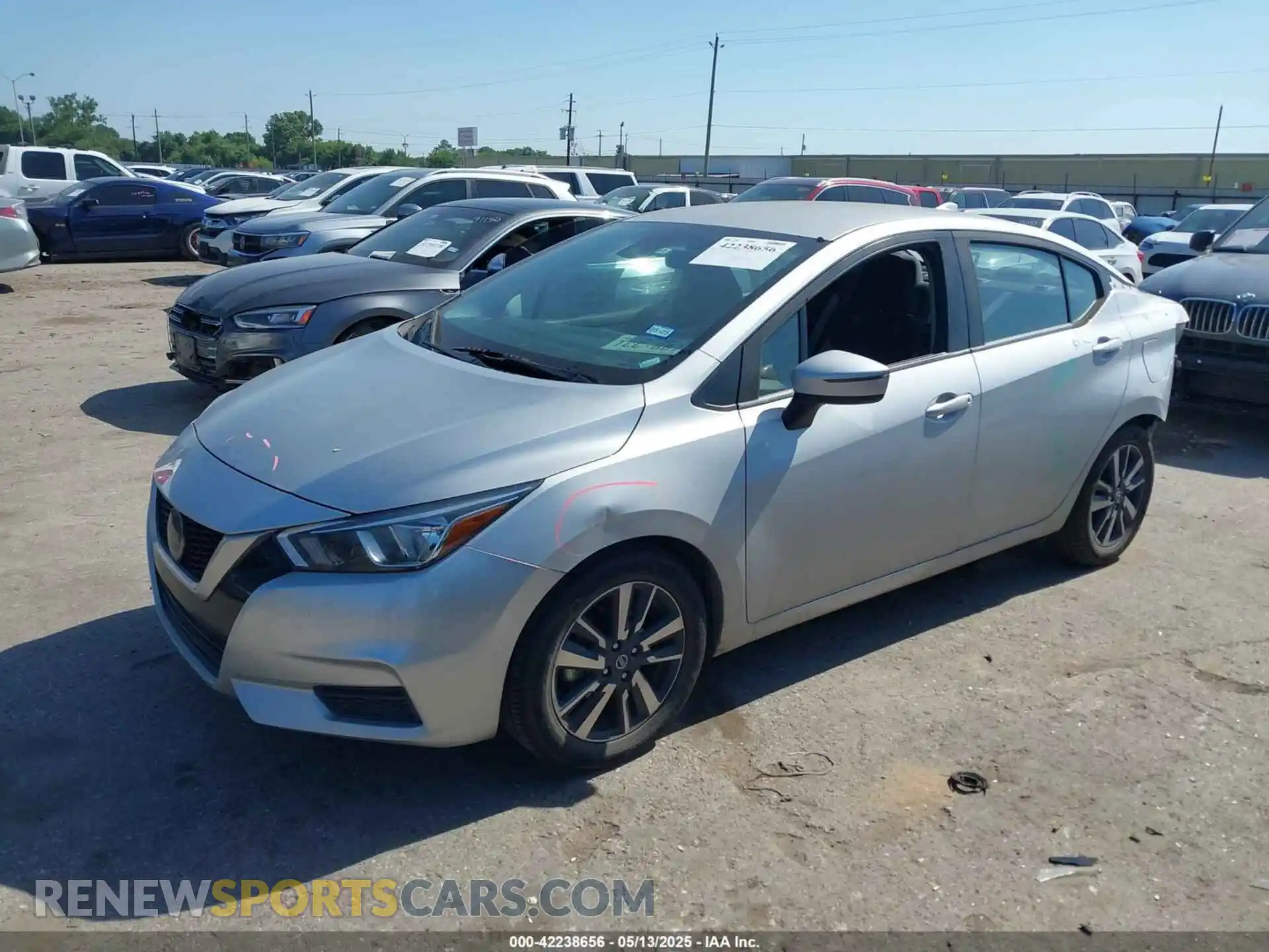 2 Photograph of a damaged car 3N1CN8EV0ML823119 NISSAN VERSA 2021