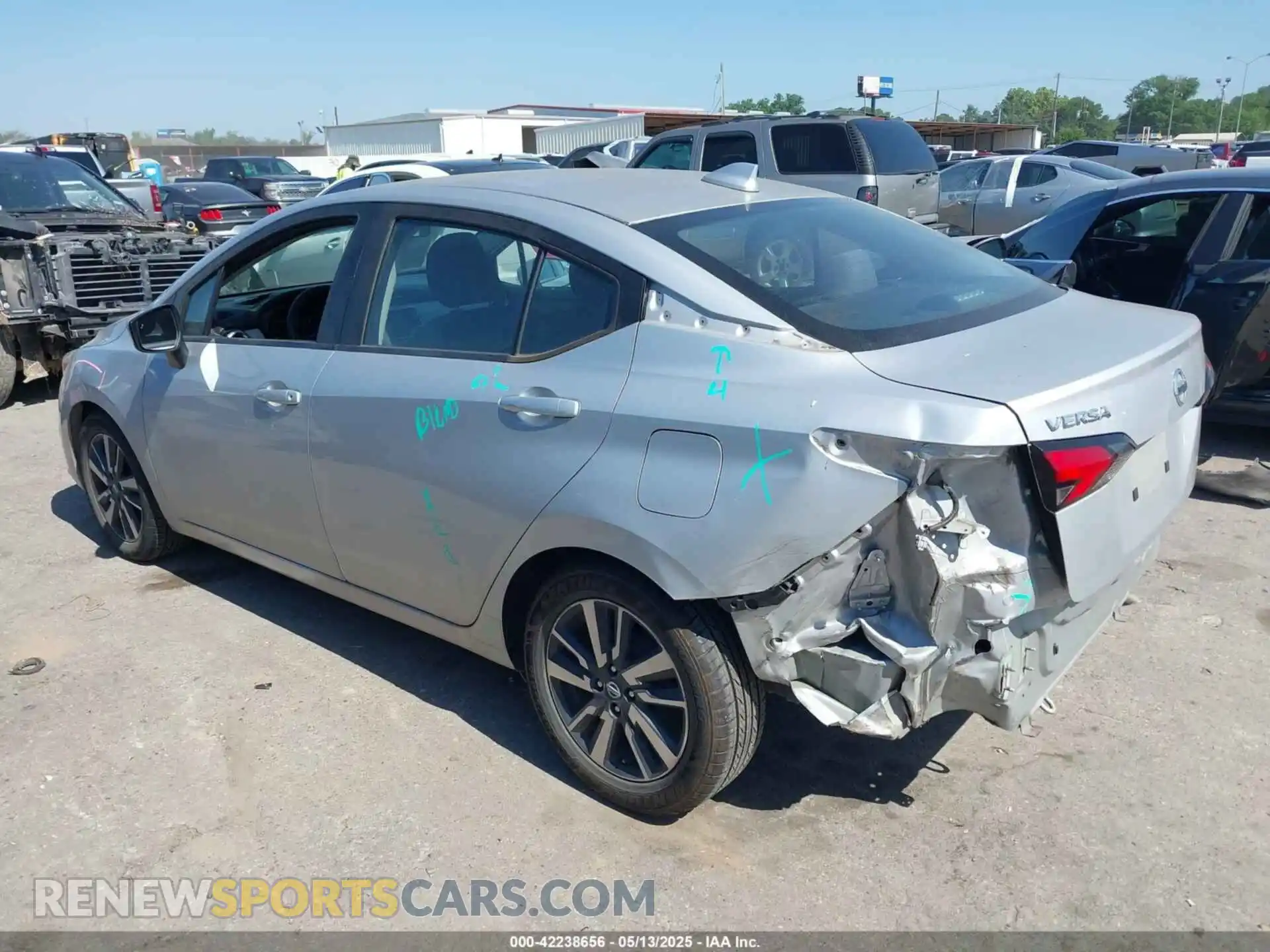 3 Photograph of a damaged car 3N1CN8EV0ML823119 NISSAN VERSA 2021