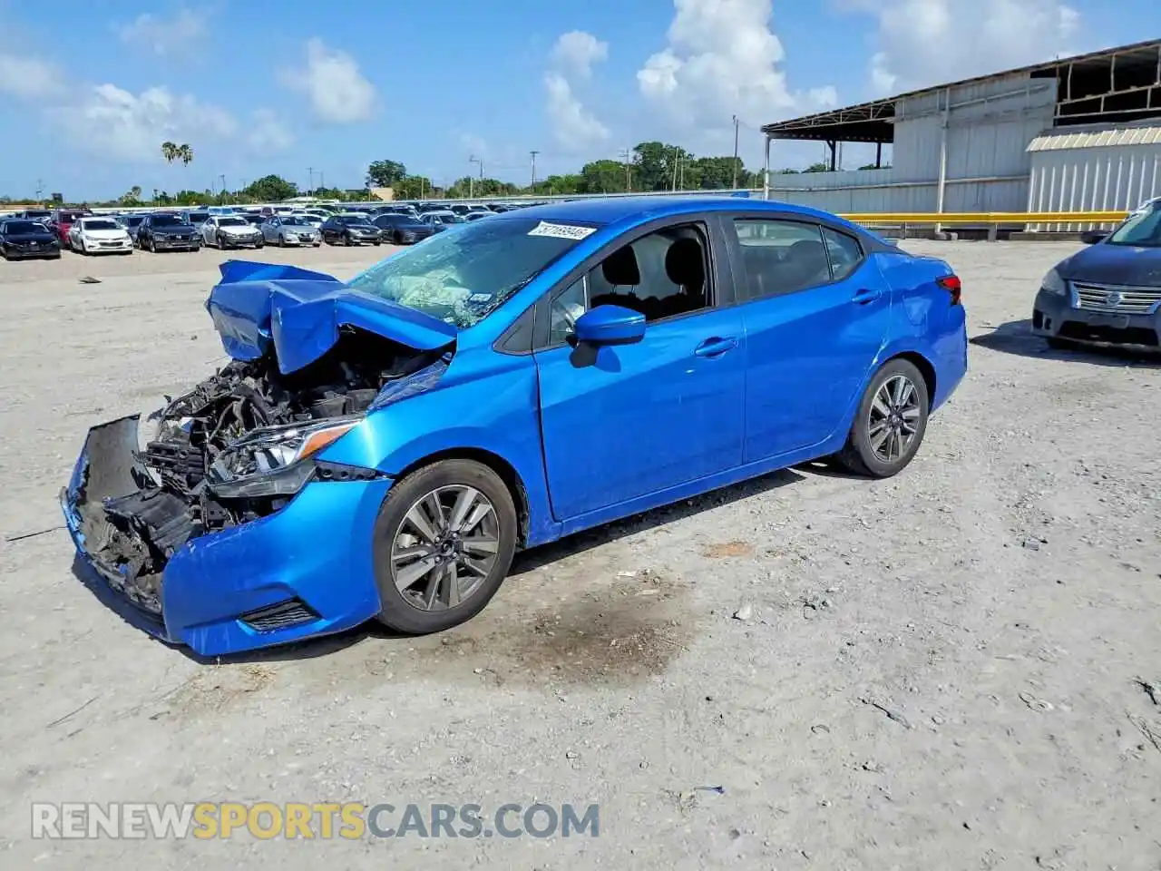 1 Photograph of a damaged car 3N1CN8EV0ML823539 NISSAN VERSA 2021