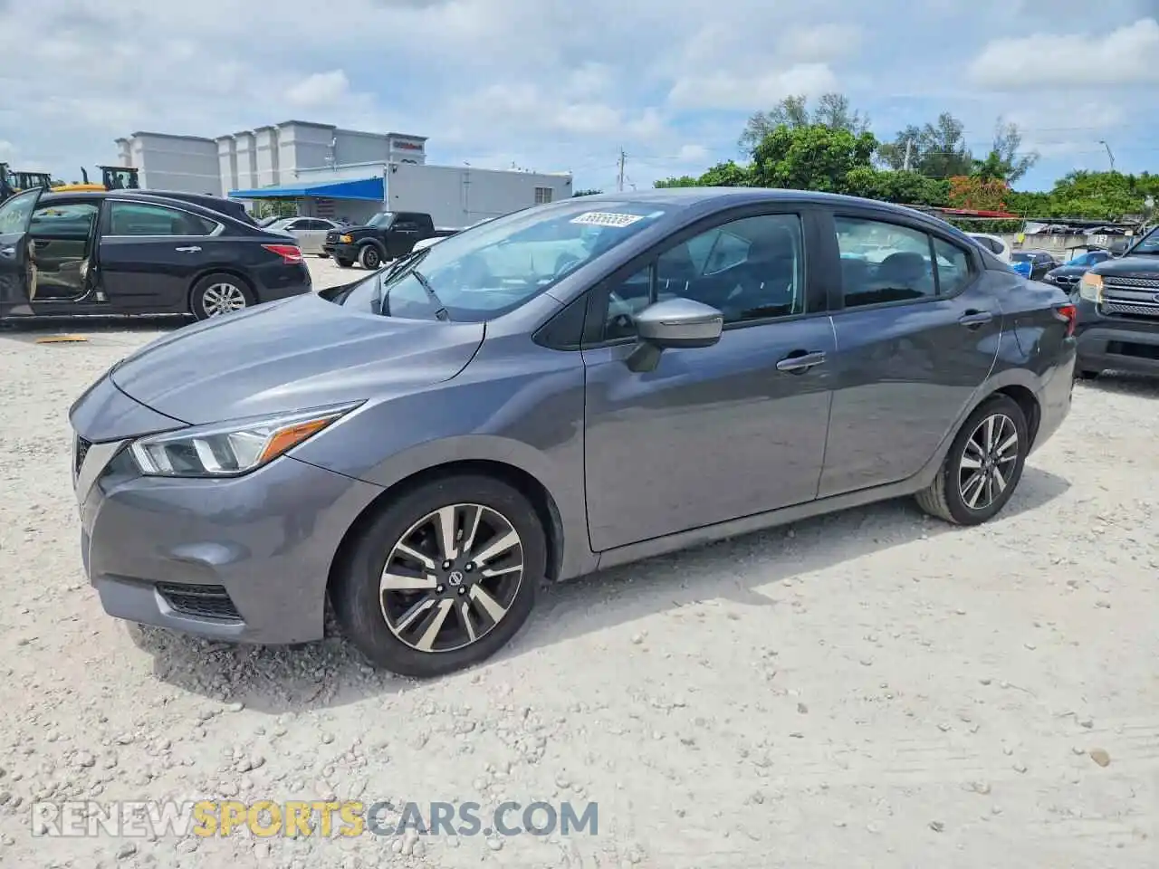 1 Photograph of a damaged car 3N1CN8EV0ML824349 NISSAN VERSA 2021
