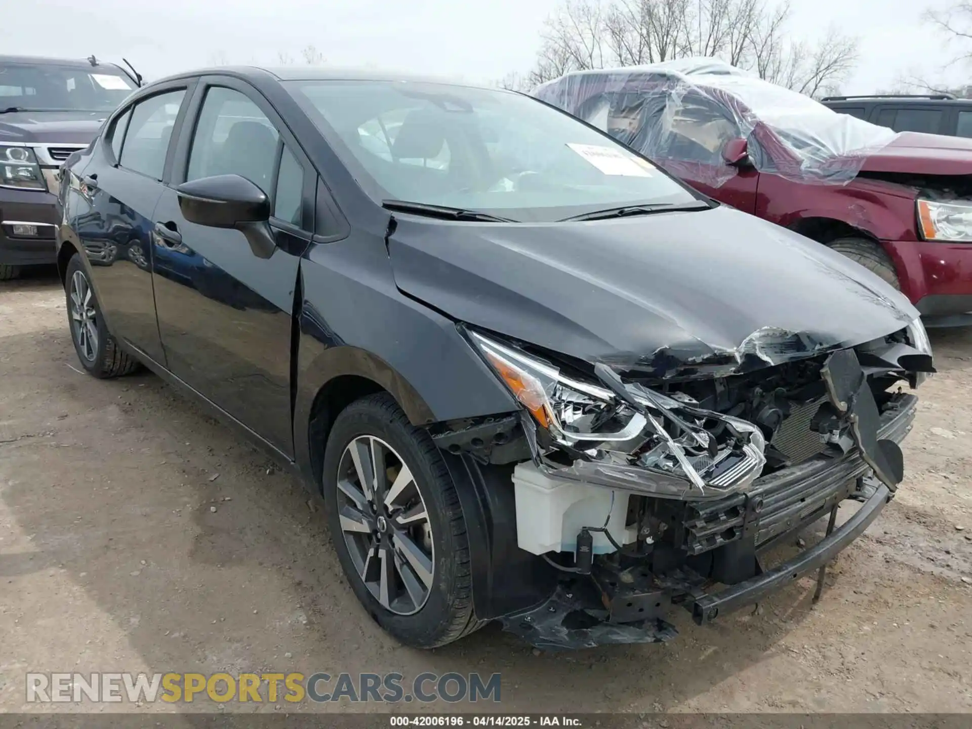 1 Photograph of a damaged car 3N1CN8EV0ML834945 NISSAN VERSA 2021