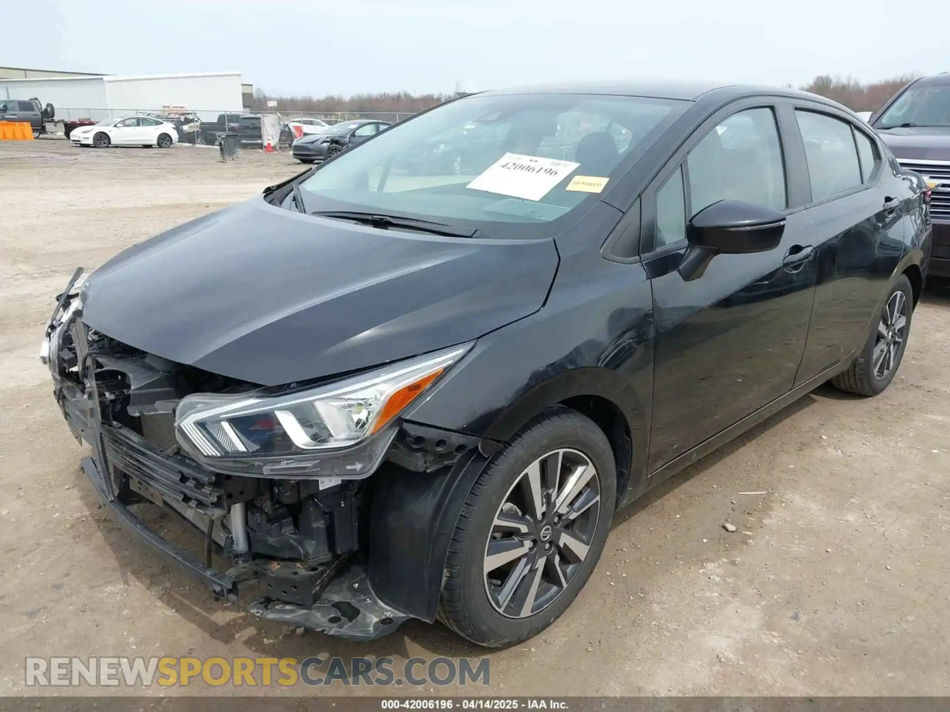 2 Photograph of a damaged car 3N1CN8EV0ML834945 NISSAN VERSA 2021