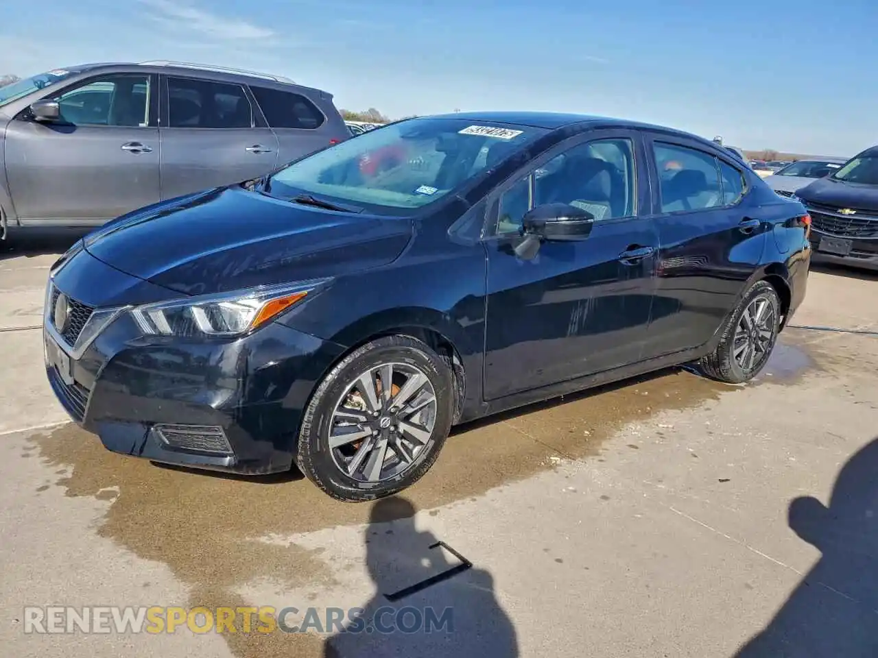 1 Photograph of a damaged car 3N1CN8EV0ML835058 NISSAN VERSA 2021