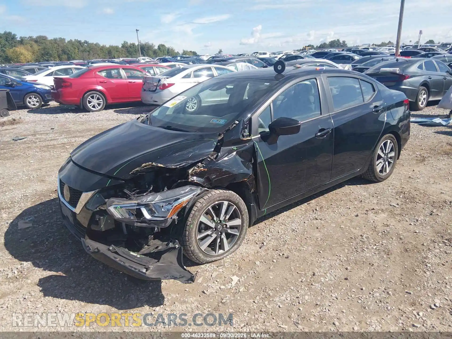 2 Photograph of a damaged car 3N1CN8EV0ML836873 NISSAN VERSA 2021