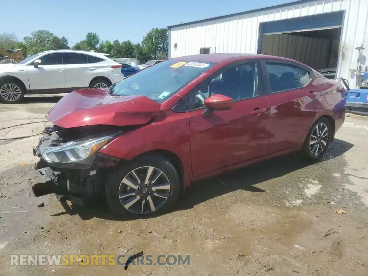 1 Photograph of a damaged car 3N1CN8EV0ML846741 NISSAN VERSA 2021