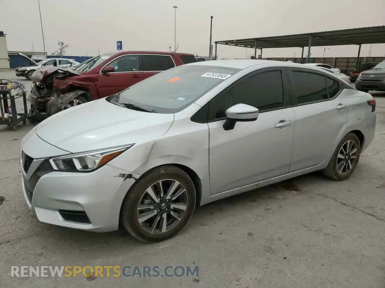 1 Фотография поврежденного автомобиля 3N1CN8EV0ML850708 NISSAN VERSA 2021