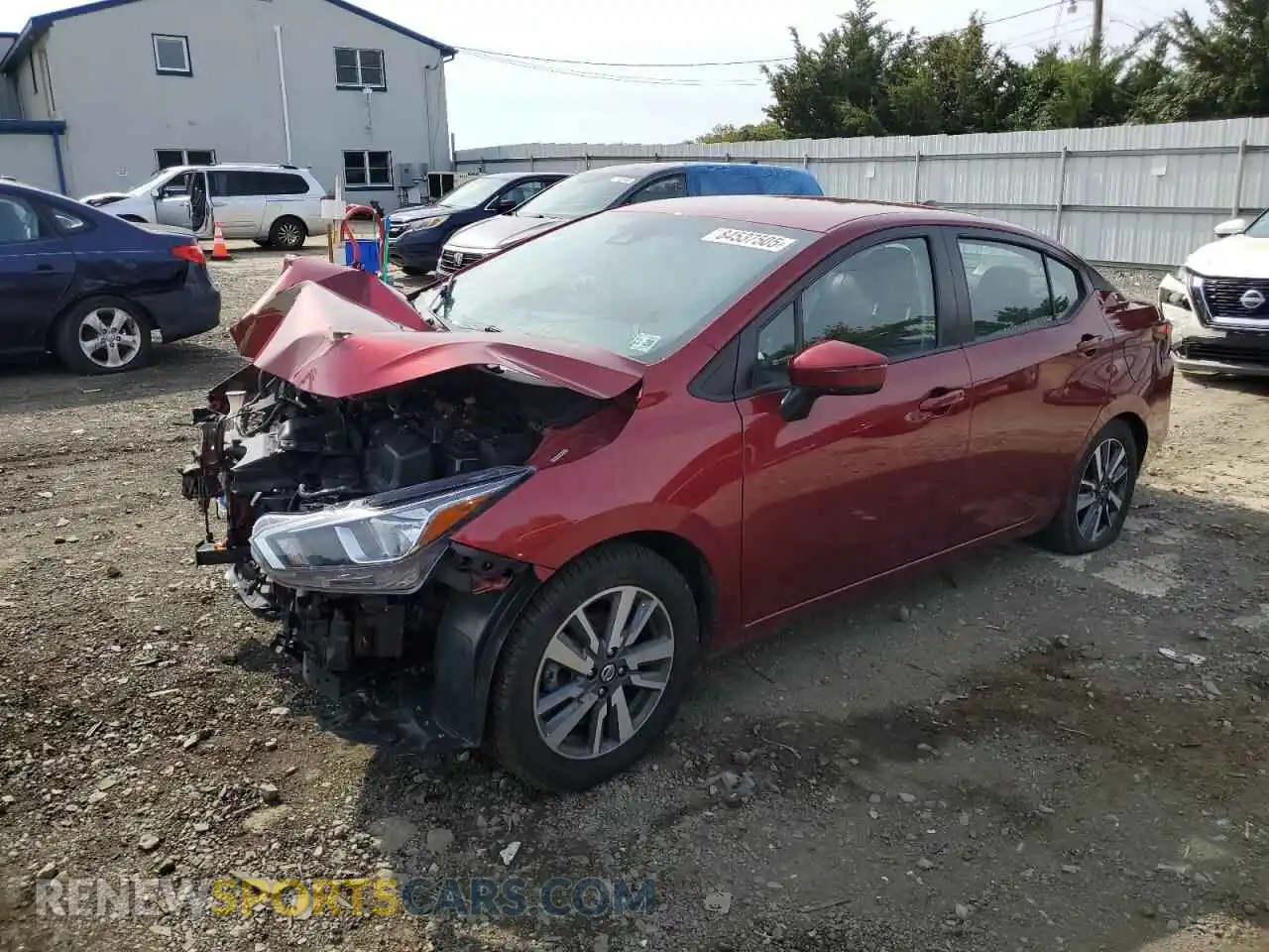 1 Photograph of a damaged car 3N1CN8EV0ML854807 NISSAN VERSA 2021