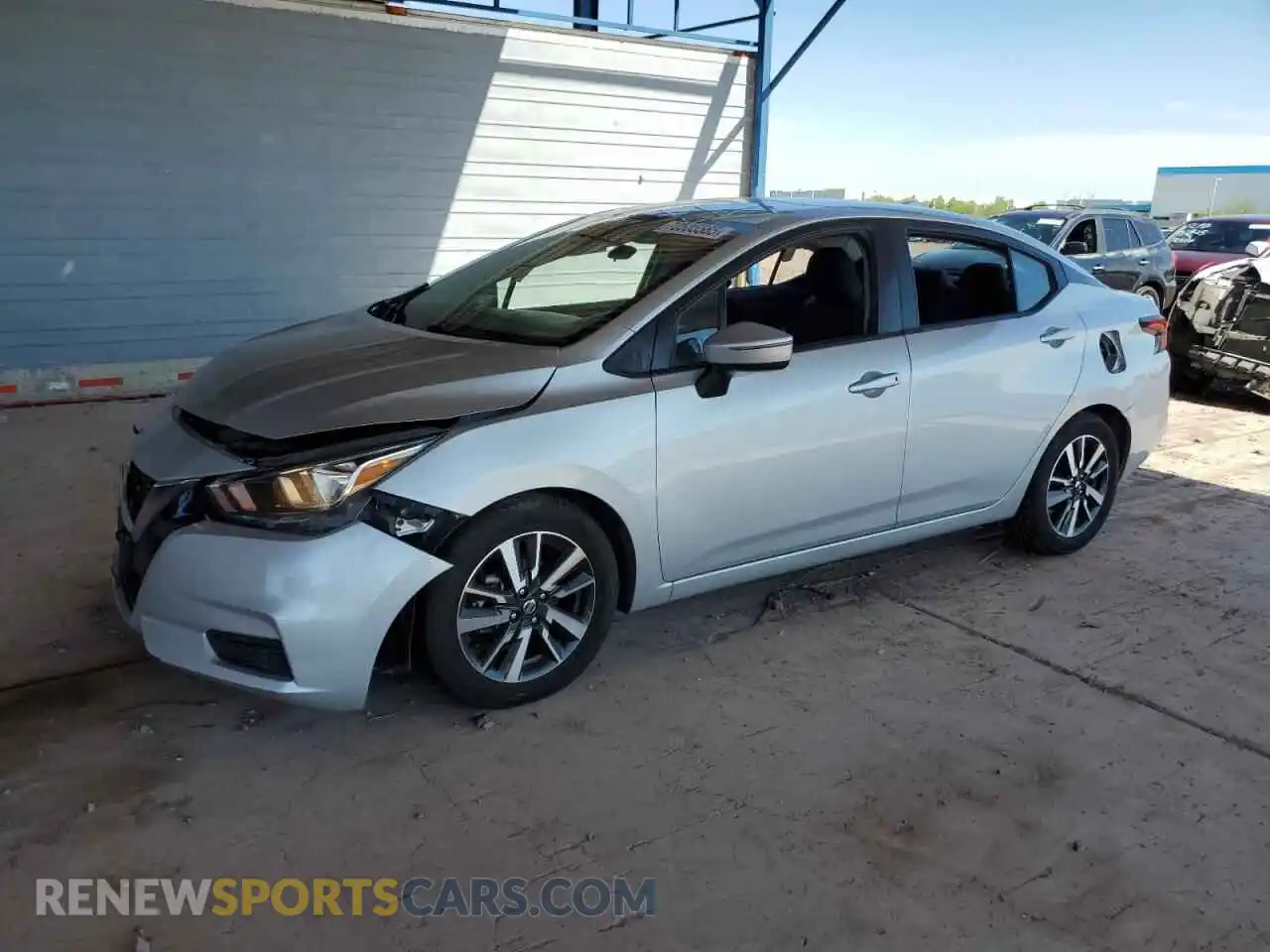 1 Photograph of a damaged car 3N1CN8EV0ML868108 NISSAN VERSA 2021