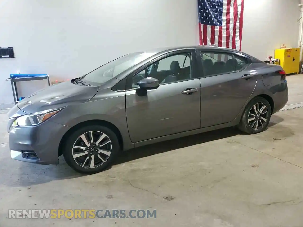 1 Photograph of a damaged car 3N1CN8EV0ML870621 NISSAN VERSA 2021