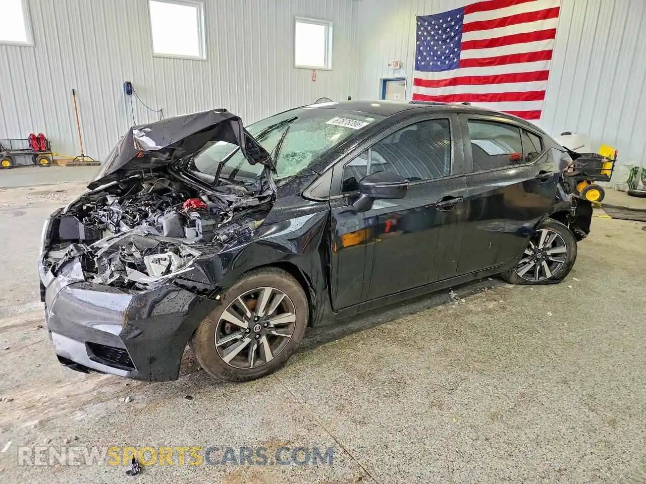 1 Фотография поврежденного автомобиля 3N1CN8EV0ML871302 NISSAN VERSA 2021