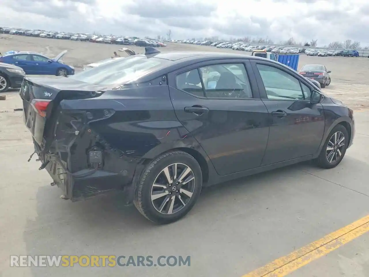 3 Photograph of a damaged car 3N1CN8EV0ML872109 NISSAN VERSA 2021