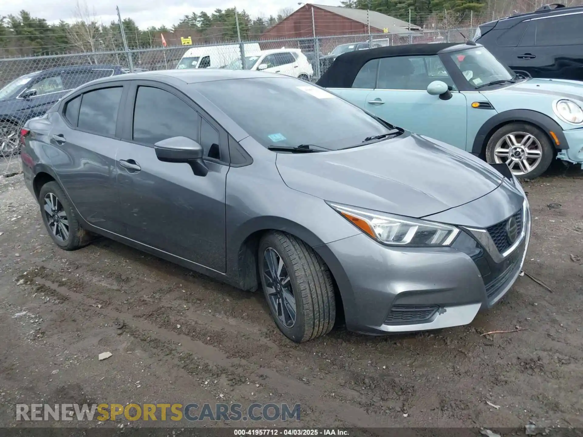 1 Photograph of a damaged car 3N1CN8EV0ML874491 NISSAN VERSA 2021