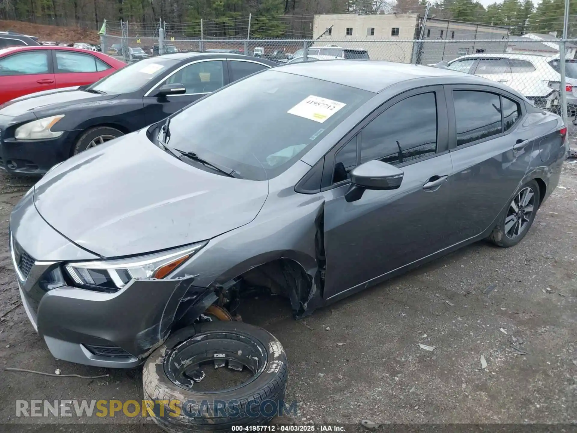 2 Photograph of a damaged car 3N1CN8EV0ML874491 NISSAN VERSA 2021