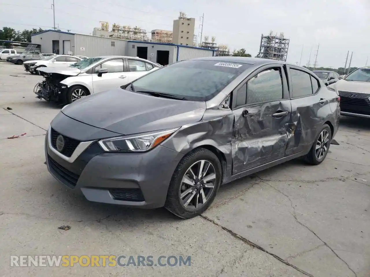 1 Photograph of a damaged car 3N1CN8EV0ML875415 NISSAN VERSA 2021