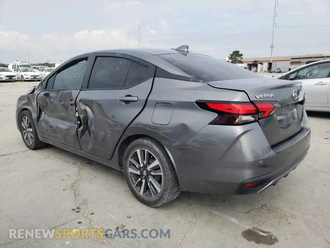 2 Photograph of a damaged car 3N1CN8EV0ML875415 NISSAN VERSA 2021