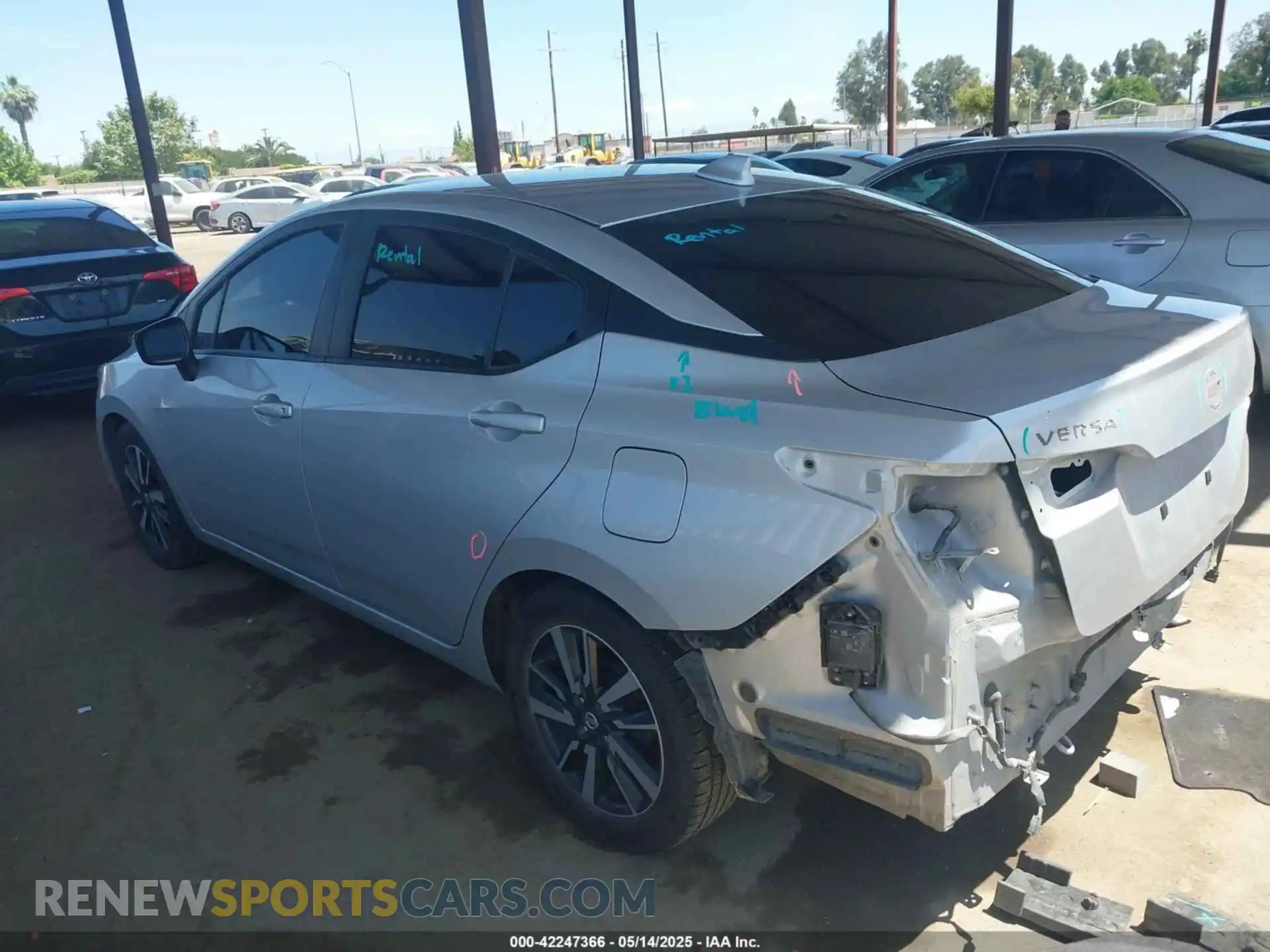 3 Photograph of a damaged car 3N1CN8EV0ML878735 NISSAN VERSA 2021