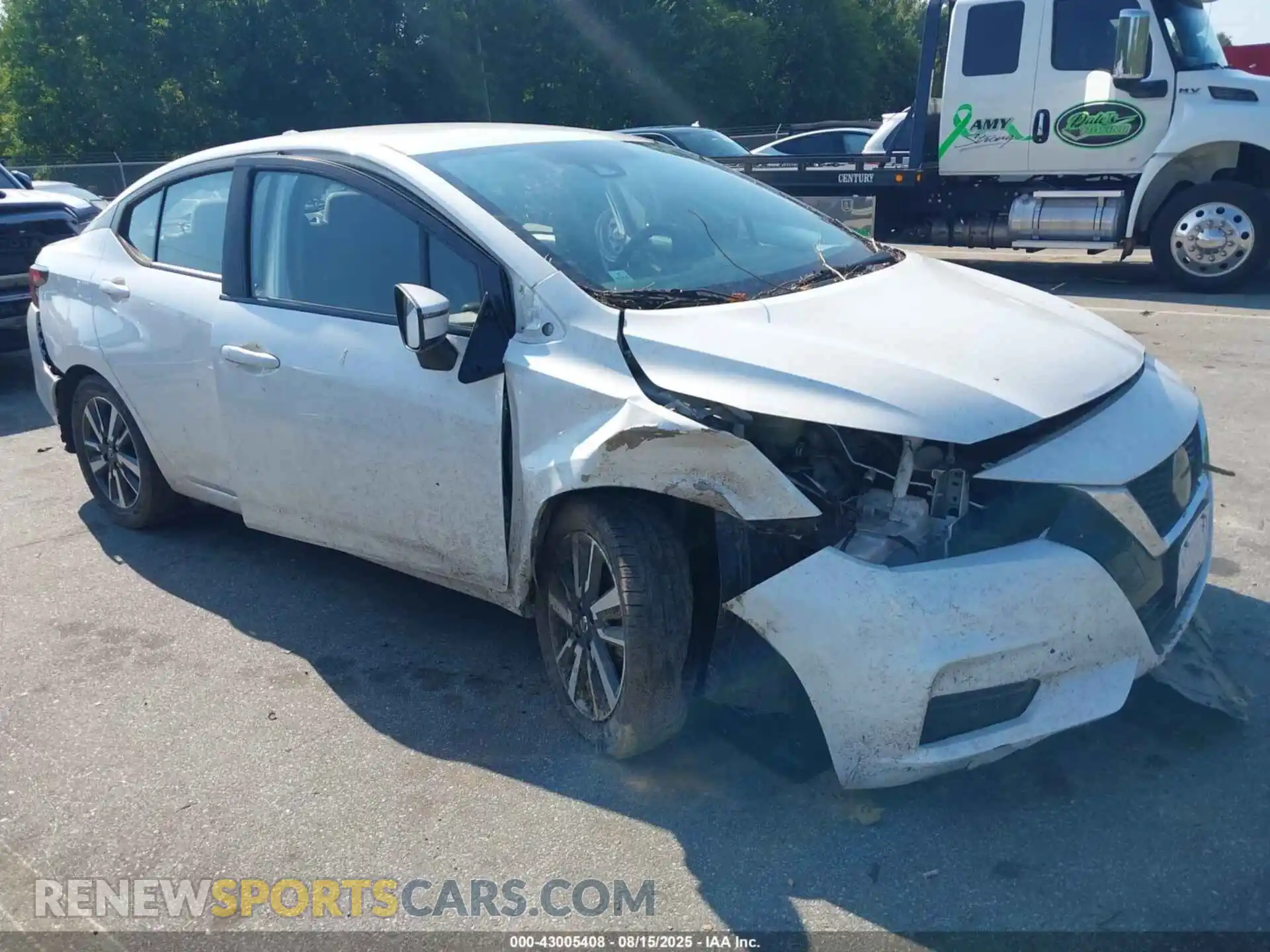 1 Photograph of a damaged car 3N1CN8EV0ML880338 NISSAN VERSA 2021