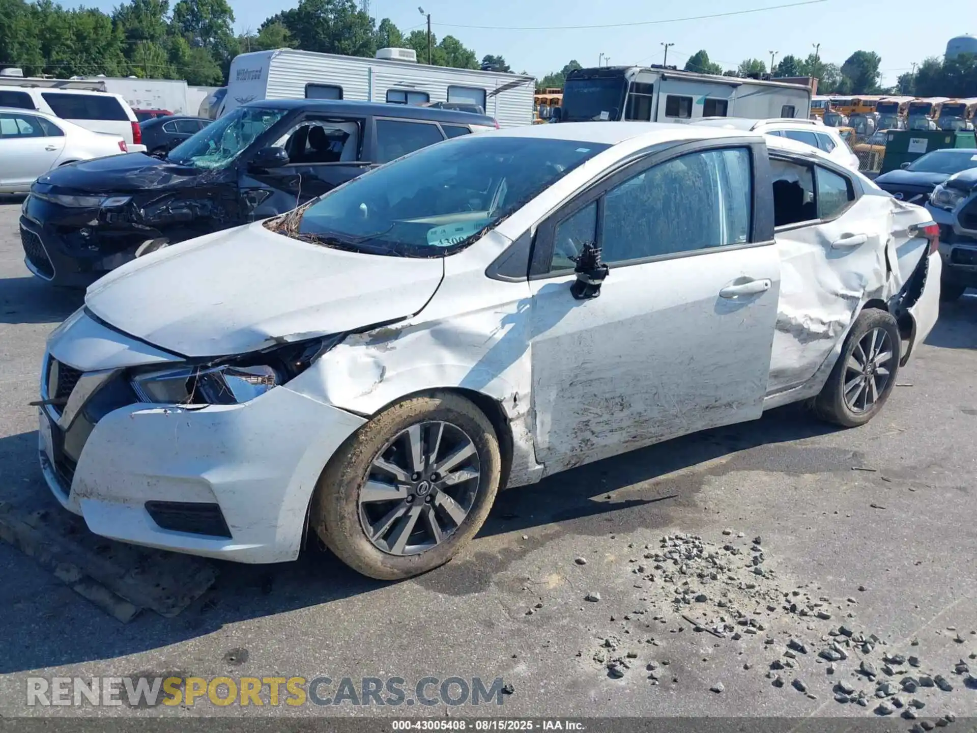 2 Photograph of a damaged car 3N1CN8EV0ML880338 NISSAN VERSA 2021