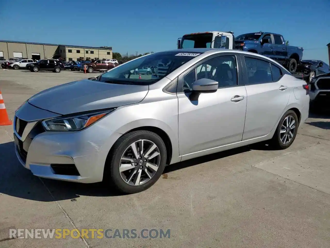1 Photograph of a damaged car 3N1CN8EV0ML880968 NISSAN VERSA 2021