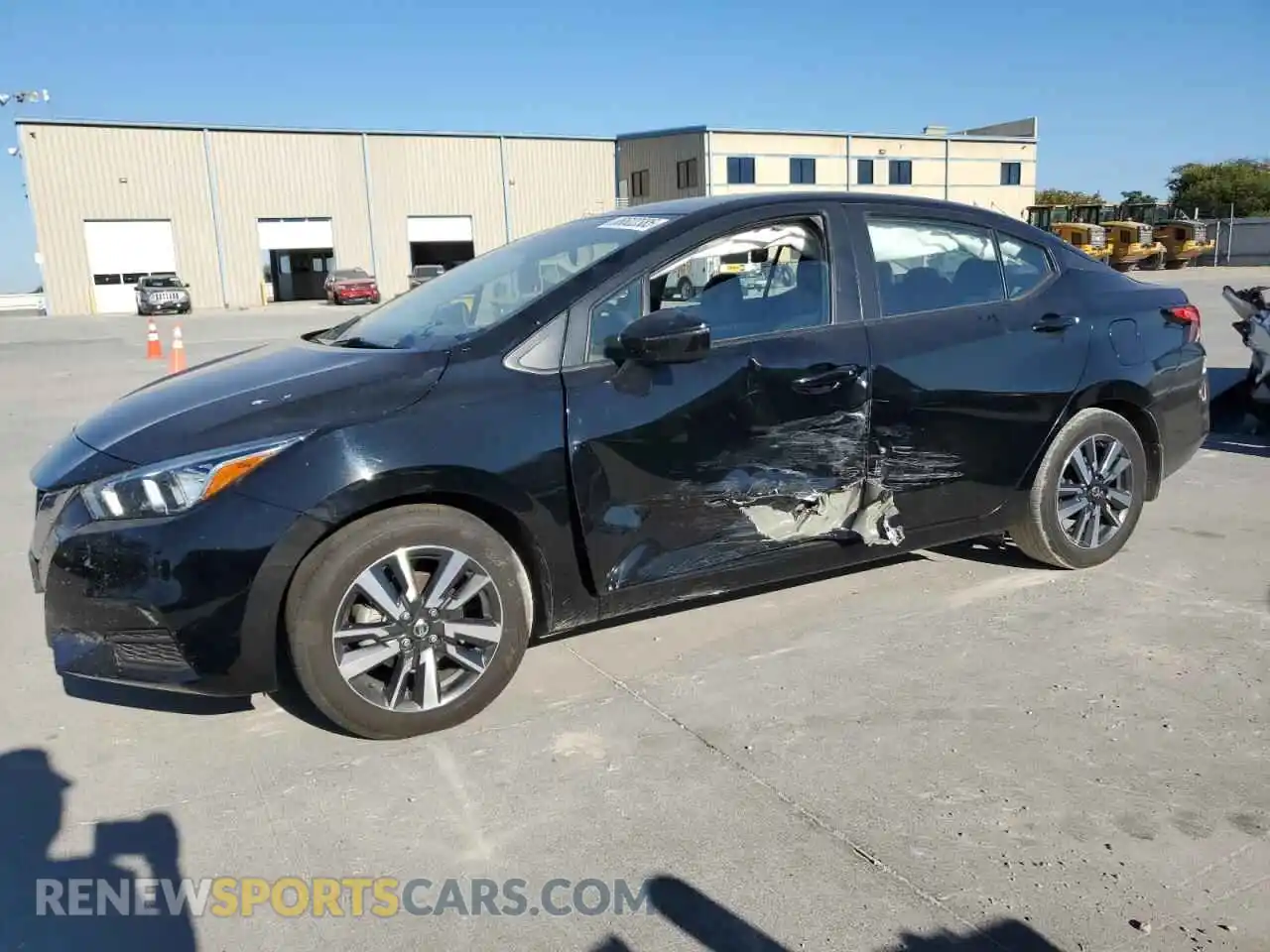 1 Photograph of a damaged car 3N1CN8EV0ML885104 NISSAN VERSA 2021