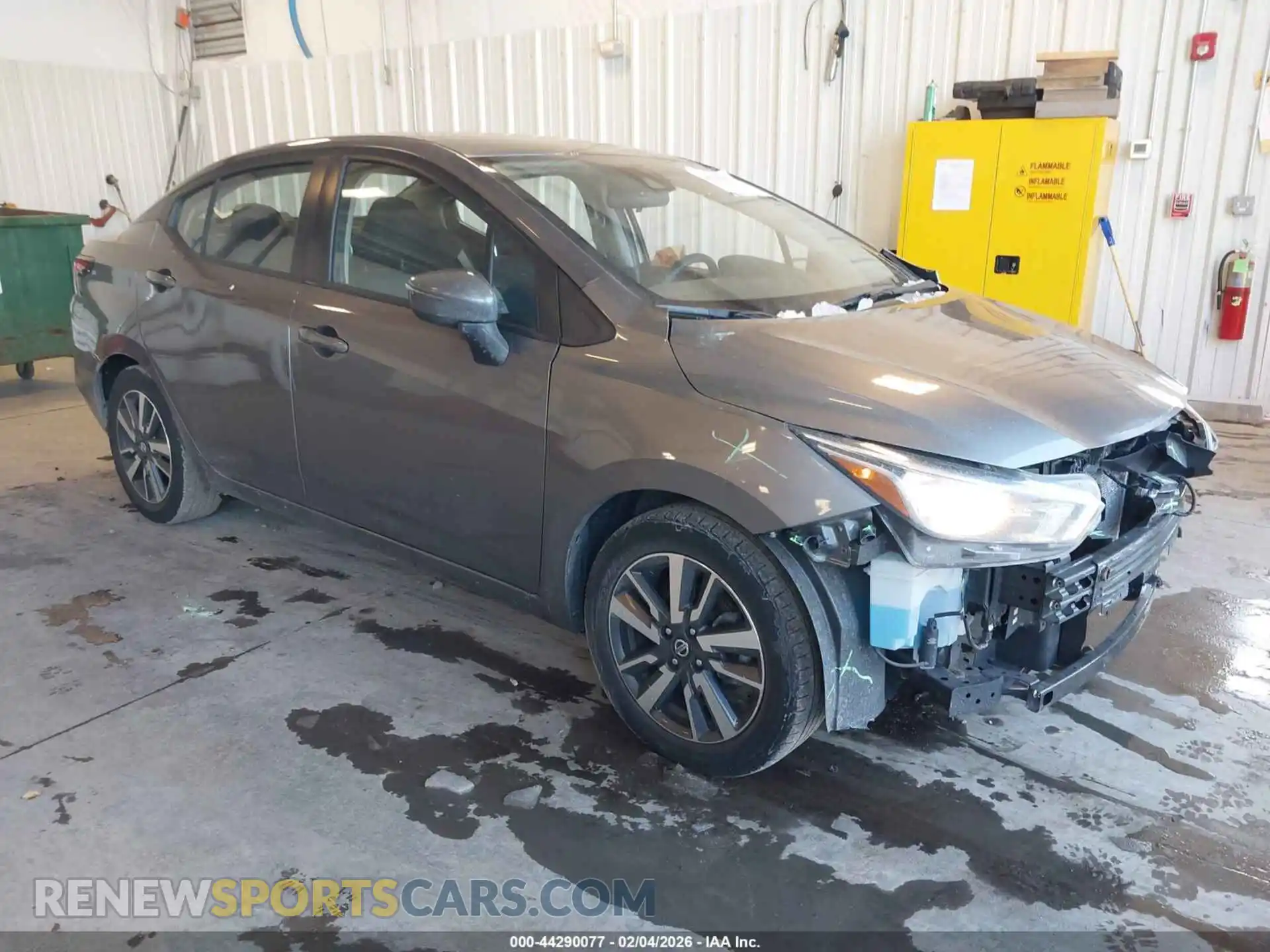 1 Photograph of a damaged car 3N1CN8EV0ML885894 NISSAN VERSA 2021