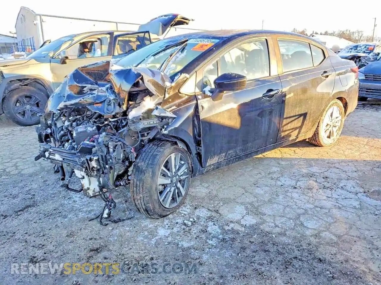 1 Photograph of a damaged car 3N1CN8EV0ML890710 NISSAN VERSA 2021