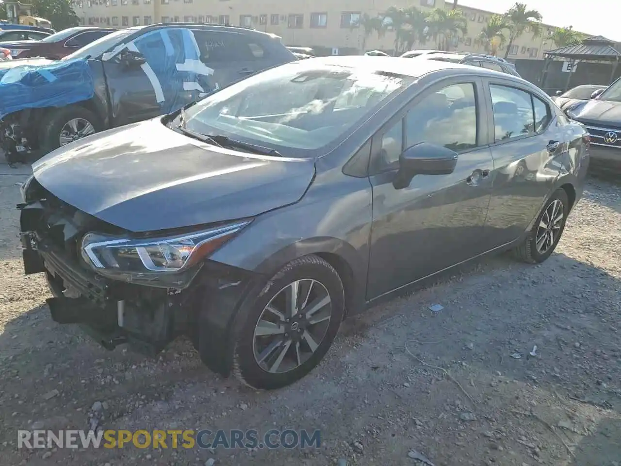 1 Photograph of a damaged car 3N1CN8EV0ML892490 NISSAN VERSA 2021