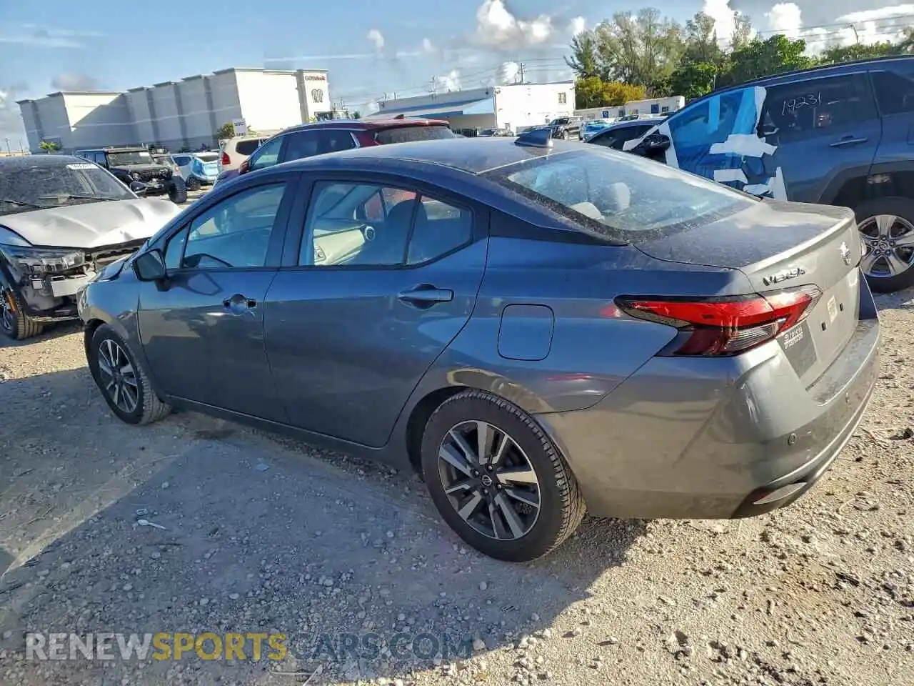 2 Photograph of a damaged car 3N1CN8EV0ML892490 NISSAN VERSA 2021