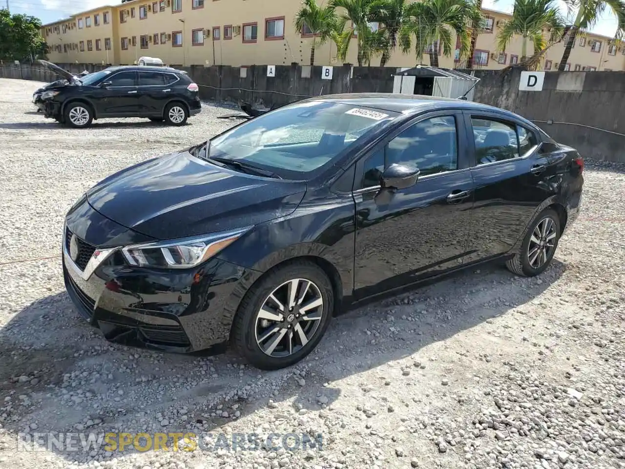 1 Photograph of a damaged car 3N1CN8EV0ML893512 NISSAN VERSA 2021
