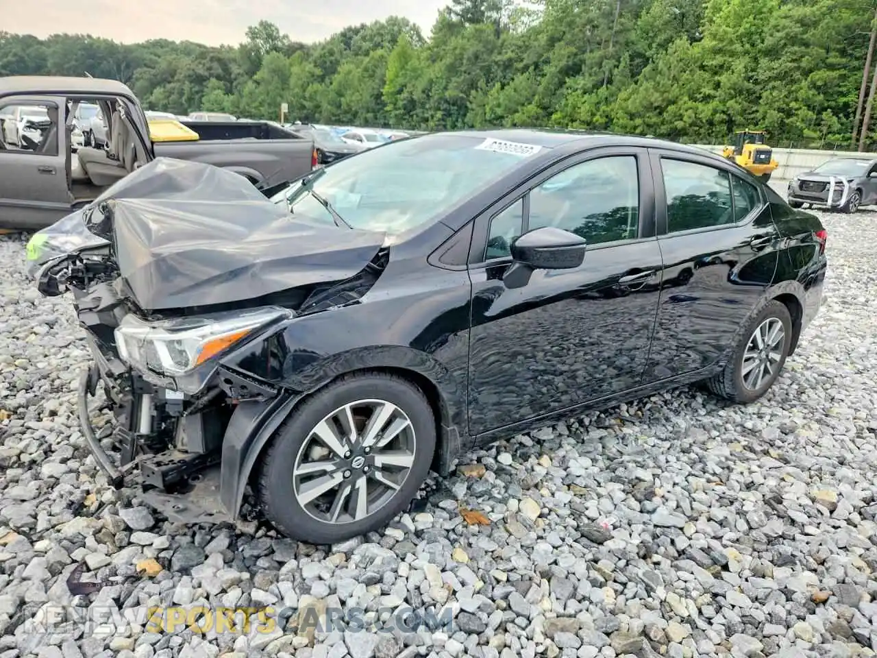 1 Photograph of a damaged car 3N1CN8EV0ML914665 NISSAN VERSA 2021