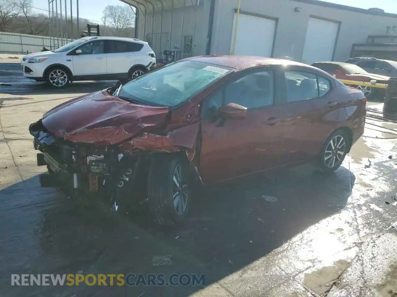 1 Photograph of a damaged car 3N1CN8EV0ML918540 NISSAN VERSA 2021
