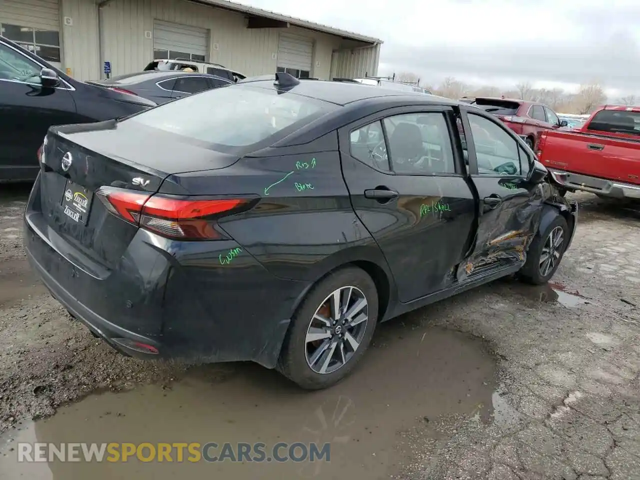 3 Photograph of a damaged car 3N1CN8EV0ML924743 NISSAN VERSA 2021